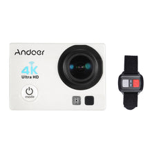 Load image into Gallery viewer, Andoer Q3H-R 4K 30fps 16MP WiFi Sports Action Camera 1080P Full HD 170° Wide-Angle Lens Waterproof 30m 2&quot; LCD w/ Remote Control + Portable Carrying Case