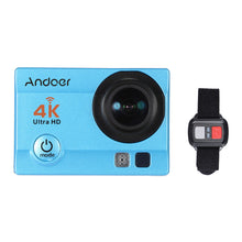 Load image into Gallery viewer, Andoer Q3H-R 4K 30fps 16MP WiFi Sports Action Camera 1080P Full HD 170° Wide-Angle Lens Waterproof 30m 2&quot; LCD w/ Remote Control + Portable Carrying Case